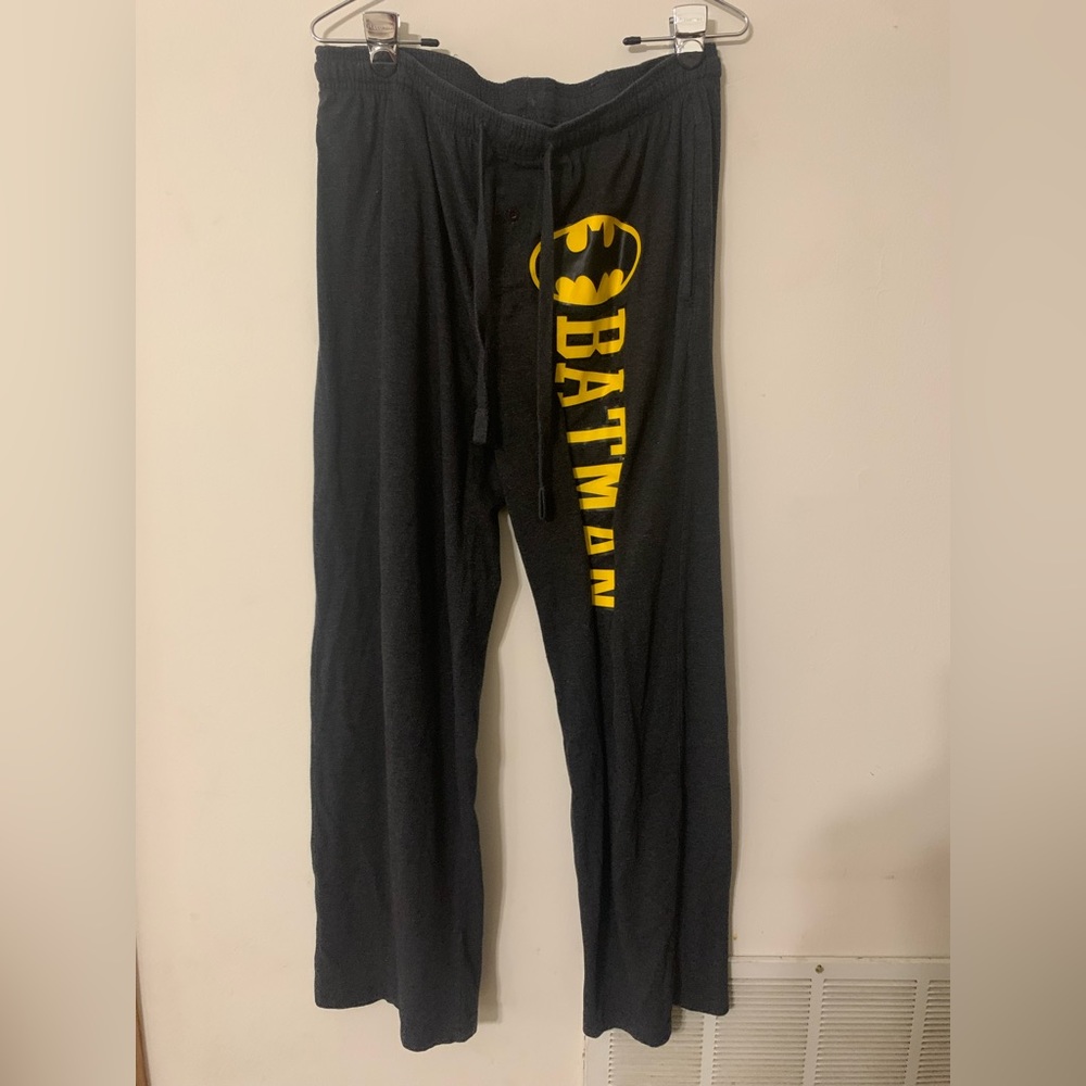 Dark grey Batman pajama pants